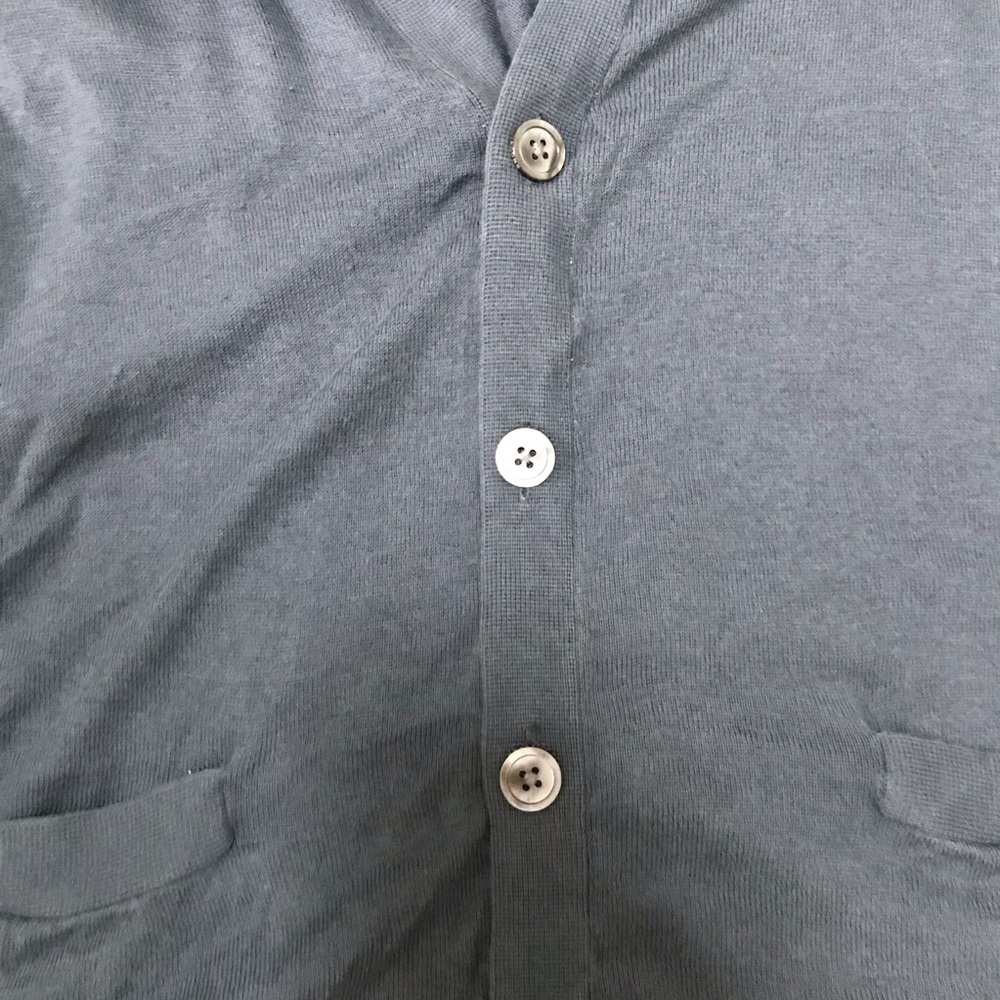 Marc by Marc Jacobs Mens Slate Blue Cardigan size Small - Picture 7 of 8